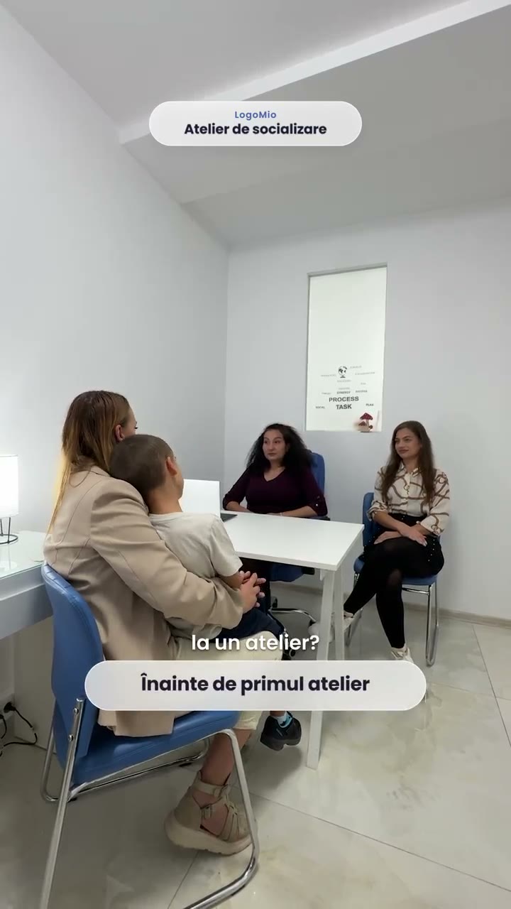 Tur video: LogoMio, ateliere de comunicare și socializare